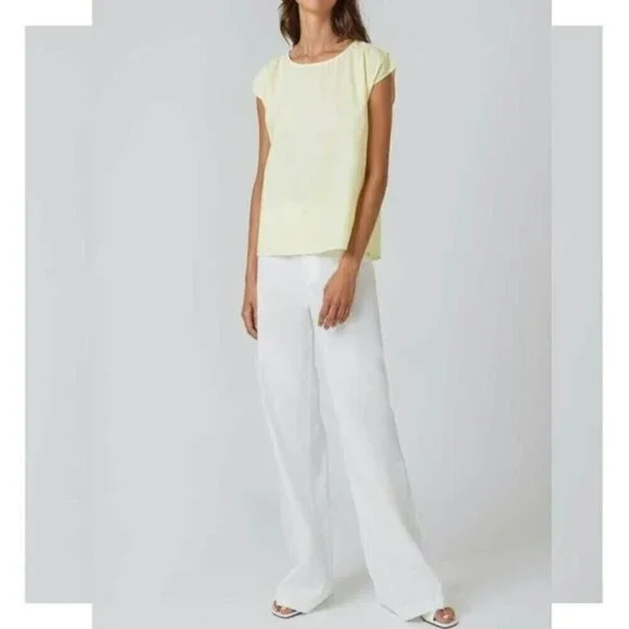 NEW Halogen womens Light Yellow Shell Top Small Professional/Work Wear Blouse - Picture 4 of 11